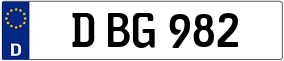 Truck License Plate